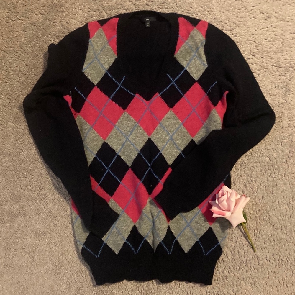 Gap | Argyle Wool Sweater